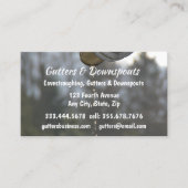 おもしろい樋、ダウンスプートイーストラウジング 名刺 (正面)