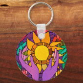 おもしろい模様 キーホルダー (正面)