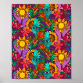 おもしろい模様 ポスター (正面)