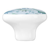 おもしろい模様(青) セラミックノブ (側面)