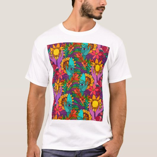 おもしろい模様 Tシャツ (正面)