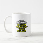 おもしろい機械工Tシャツとギフト コーヒーマグカップ (左)
