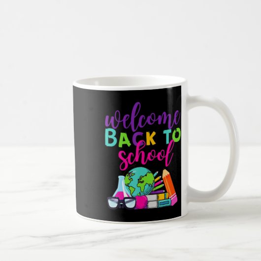 おもしろい歓迎新学期 コーヒーマグカップ (右)