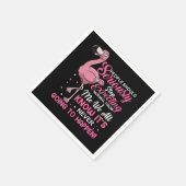 -おもしろい正常な状態をストップ望む スタンダードカクテルナプキン (角)