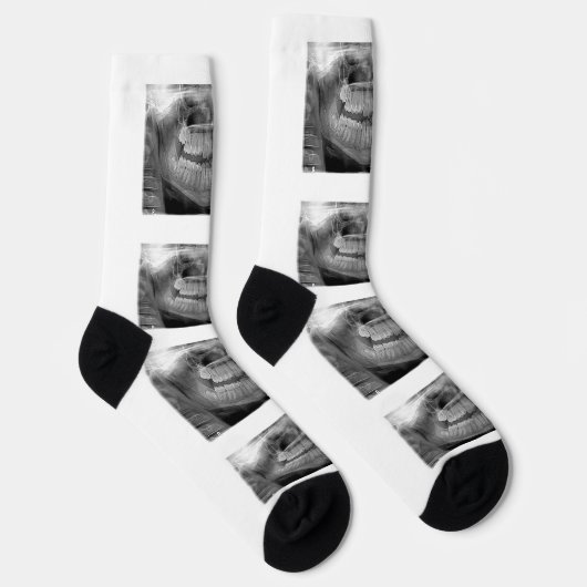 おもしろい歯付き放射線靴下 ソックス (右)