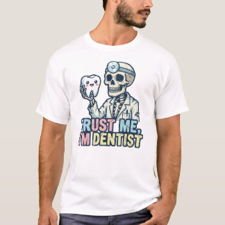 おもしろい歯医者のTシャツデザイン Tシャツ