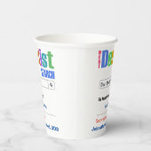 おもしろい歯最高の医 紙コップ (右)