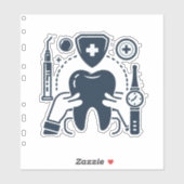 おもしろい歯科シール – 歯医者に最適 シール (シート)