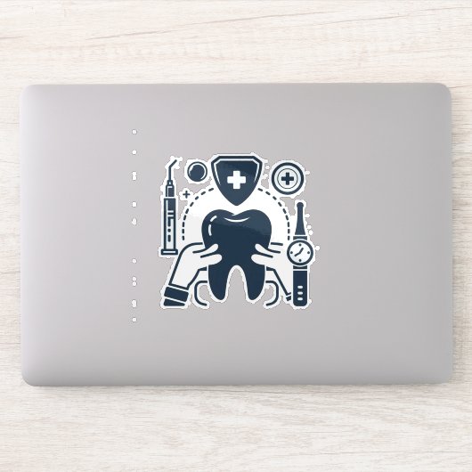 おもしろい歯科シール – 歯医者に最適 シール (コンピューター)