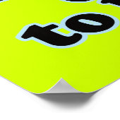 おもしろい歯科医院カスタムアートワーク ポスター (角)