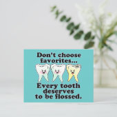 おもしろい歯科 ポストカード (スタンド正面)