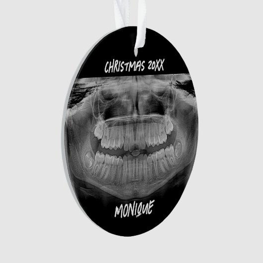 おもしろい歯Radiograph オーナメント (正面)