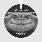 おもしろい歯Radiograph オーナメント (裏面)