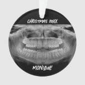 おもしろい歯Radiograph オーナメント (正面)