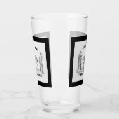 「おもしろい死に語り合う」ヴィンテージ内向者マンズ タンブラーグラス (左)