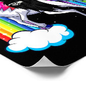 おもしろい死神ユニコーン死ユニコーンハ ポスター (角)