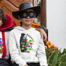 おもしろい死神与えよ私お菓子タイポグラフィキッズ