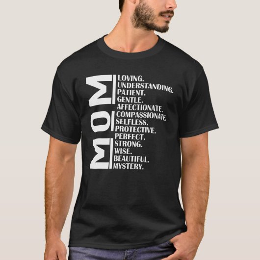 おもしろい母の定義クール母ママ形容詞マザー Tシャツ (正面)