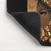 おもしろい母の日ママ母アフリカ系アメリカ人 マウスパッド (コーナー)