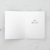 おもしろい母の日最高の記母 カード (内部)