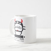 おもしろい母の皮肉なユーモラスな母の生活 コーヒーマグカップ (正面左)