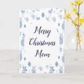 おもしろい母メリークリスマスマ最高のマム・from Us Kids カード (黄色い花)