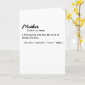 おもしろい母親の名言 母の日おめでとう ママ クールママ カード (黄色い花)