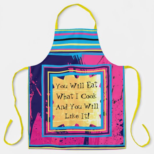 おもしろい母 エプロン (正面)