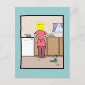 おもしろい母 – ジグはU ポストカード (正面)