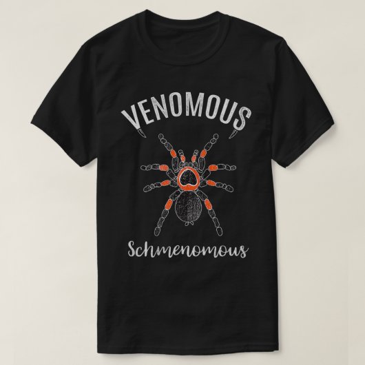 おもしろい毒サソリ蛇タランチュラ Tシャツ (デザイン正面)