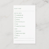 おもしろい気にプラントガモダンイド明るい鉢植え エンクロージャーカード (裏面)