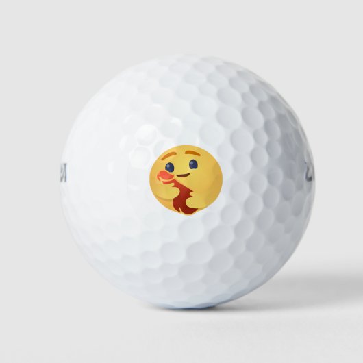 おもしろい気にEmojis Facebook ゴルフボール (正面)