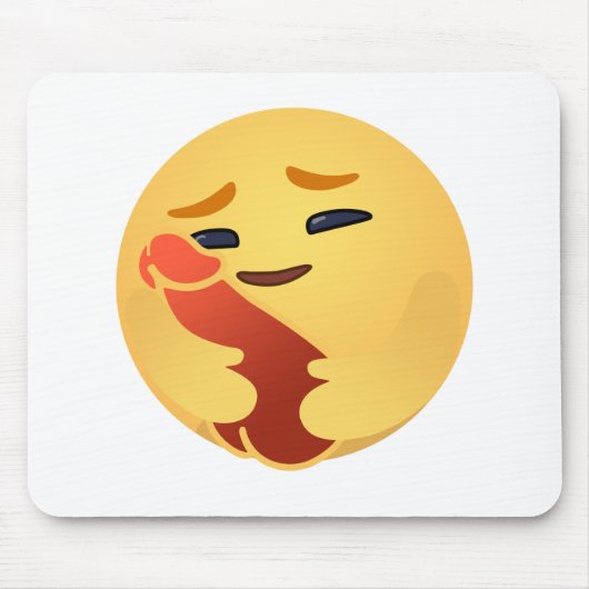 おもしろい気にEmojis Facebook マウスパッド (正面)