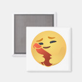 おもしろい気にEmojis Facebook マグネット (正面/裏面)