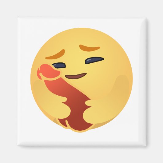 おもしろい気にEmojis Facebook マグネット (正面)