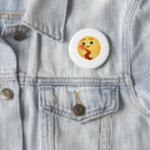おもしろい気にEmojis Facebook 缶バッジ (インサイチュ)