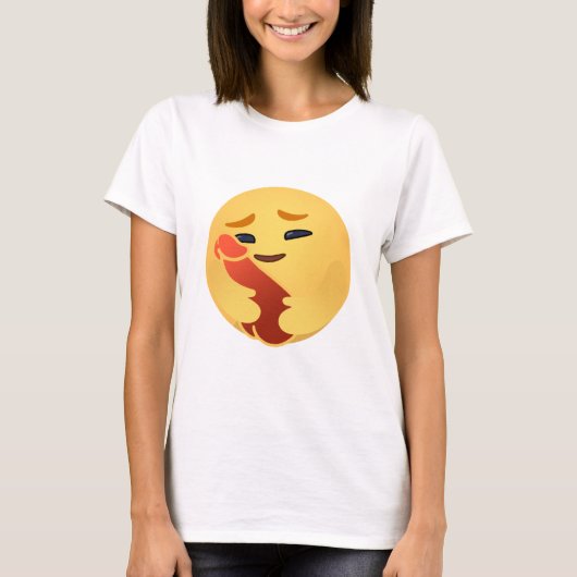 おもしろい気にEmojis Facebook Tシャツ (正面)
