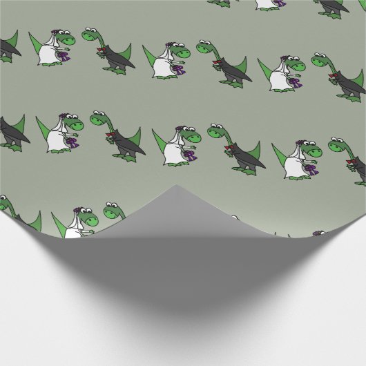 おもしろい気管支結婚周旋術 ラッピングペーパー (角)