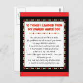 おもしろい水学のスペインの種 ポストカード (正面/裏面)