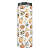 おもしろい水彩かぼちゃ模様 タンブラー (裏面)