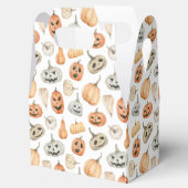 おもしろい水彩かぼちゃ模様 フェイバーボックス (オープン)