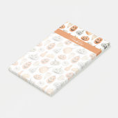 おもしろい水彩かぼちゃ模様 ポストイット (アングル)