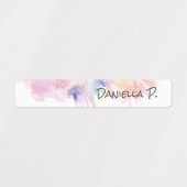 おもしろい水彩アートアタック最大4名防水 ラベル (デザイン1)