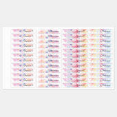 おもしろい水彩アートアタック最大4名防水 ラベル (シート)