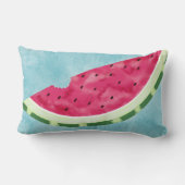 おもしろい水彩スイカランバースライス ランバークッション (裏面)