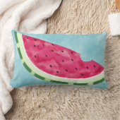 おもしろい水彩スイカランバースライス ランバークッション (ブランケット)