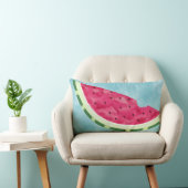 おもしろい水彩スイカランバースライス ランバークッション (椅子)