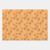 おもしろい水彩ハロウィーン ラッピングペーパーシート (正面3)