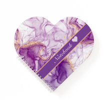 おもしろい水彩紫色の背景（黄金箔）