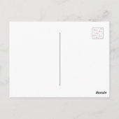 おもしろい水泳と満足度の引用文 ポストカード (裏面)